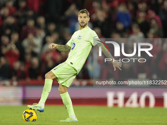 Inigo Martinez centre-back of Barcelona and Spain during the La Liga match between RCD Mallorca and FC Barcelona at Estadi de Son Moix on De...