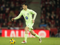 Pedri central midfield of Barcelona and Spain during the La Liga match between RCD Mallorca and FC Barcelona at Estadi de Son Moix on Decemb...