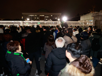 Hundreds of citizens gather in front of the National Assembly in Seoul, South Korea, on December 4, 2024, demanding the repeal of the martia...