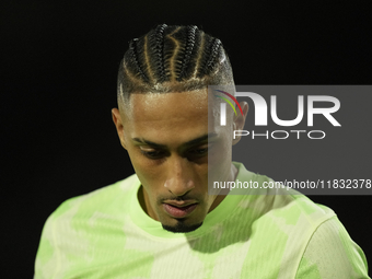 Raphinha right winger of Barcelona and Brazil during the La Liga match between RCD Mallorca and FC Barcelona at Estadi de Son Moix on Decemb...