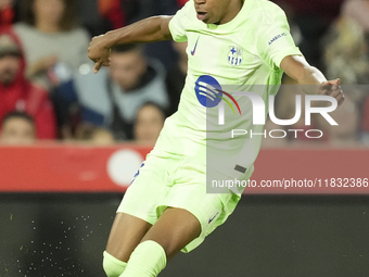 Lamine Yamal right winger of Barcelona and Spain during the La Liga match between RCD Mallorca and FC Barcelona at Estadi de Son Moix on Dec...