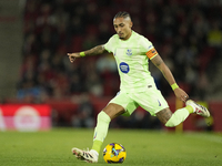 Raphinha right winger of Barcelona and Brazil during the La Liga match between RCD Mallorca and FC Barcelona at Estadi de Son Moix on Decemb...