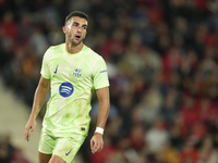 Ferran Torres left winger of Barcelona and Spain during the La Liga match between RCD Mallorca and FC Barcelona at Estadi de Son Moix on Dec...