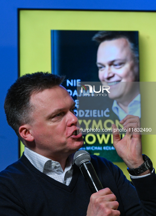 KRAKOW, POLAND - DECEMBER 3:   
Szymon Holownia, the current Marshal of the Polish Sejm (Speaker of the Lower House of the Polish Parliament...