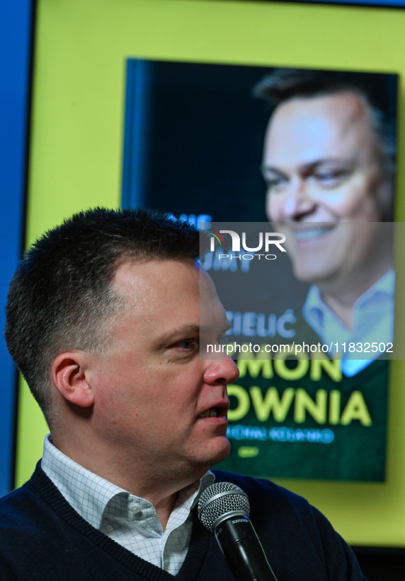 KRAKOW, POLAND - DECEMBER 3:   
Szymon Holownia, the current Marshal of the Polish Sejm (Speaker of the Lower House of the Polish Parliament...