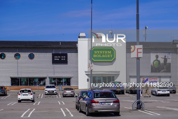 The System Bolaget, the state-owned alcohol store in Sweden, is seen in Vaxjo, Sweden, on August 13, 2024. 