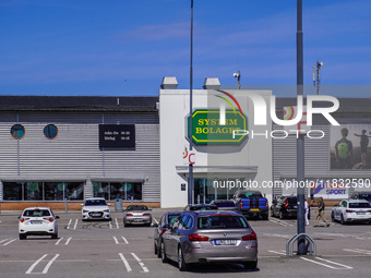 The System Bolaget, the state-owned alcohol store in Sweden, is seen in Vaxjo, Sweden, on August 13, 2024. (