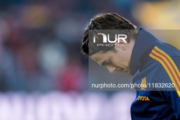 Paulo Dybala of AS Roma looks dejected during the Serie A Enilive match between AS Roma and Atalanta BC at Stadio Olimpico on December 02, 2...