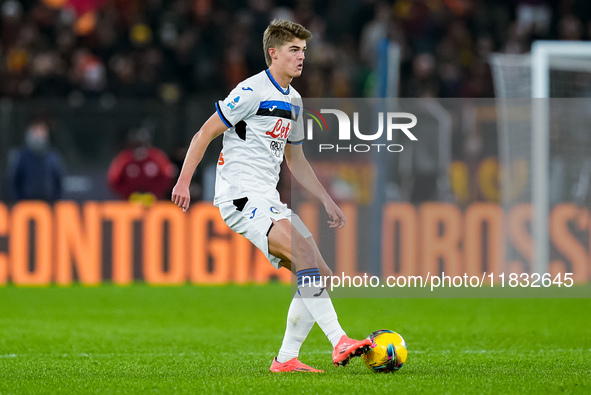 Charles De Ketelaere of Atalanta BC during the Serie A Enilive match between AS Roma and Atalanta BC at Stadio Olimpico on December 02, 2024...