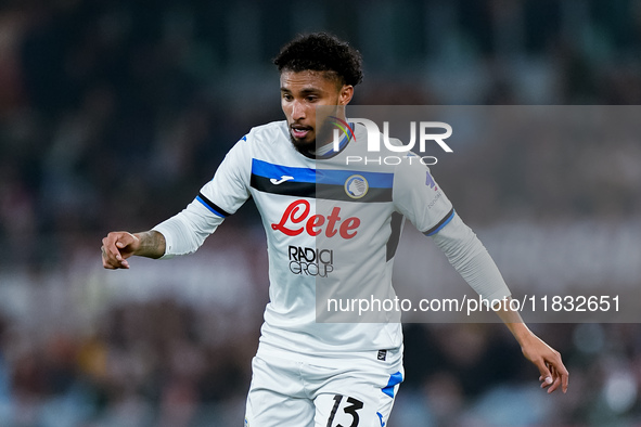 Ederson of Atalanta BC during the Serie A Enilive match between AS Roma and Atalanta BC at Stadio Olimpico on December 02, 2024 in Rome, Ita...