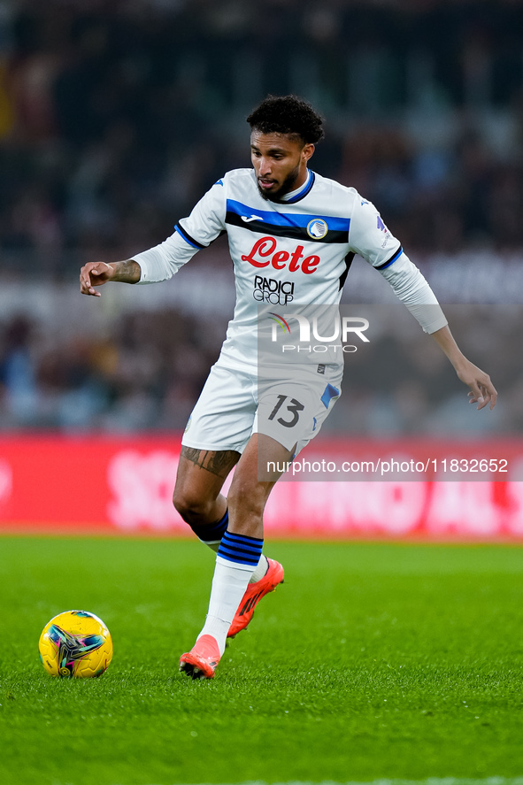 Ederson of Atalanta BC during the Serie A Enilive match between AS Roma and Atalanta BC at Stadio Olimpico on December 02, 2024 in Rome, Ita...