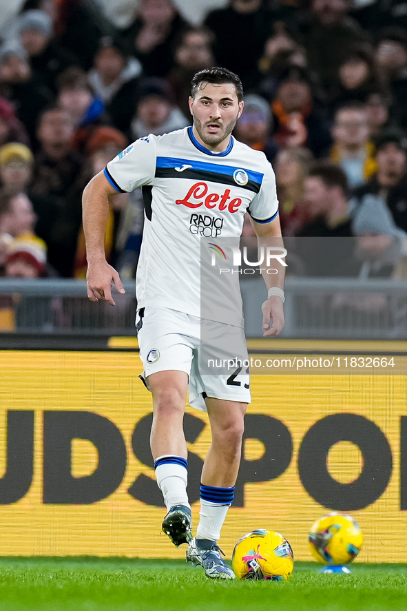 Sead Kolasinac of Atalanta BC during the Serie A Enilive match between AS Roma and Atalanta BC at Stadio Olimpico on December 02, 2024 in Ro...