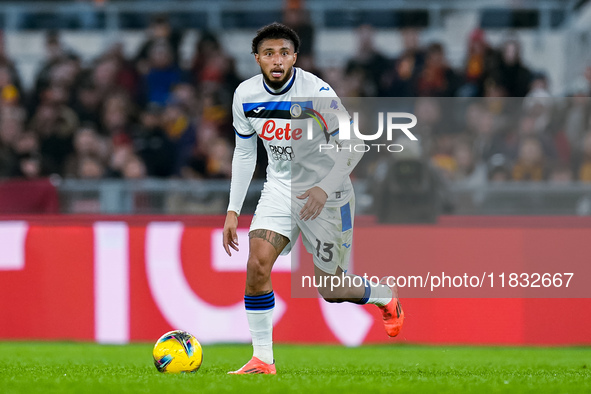 Ederson of Atalanta BC during the Serie A Enilive match between AS Roma and Atalanta BC at Stadio Olimpico on December 02, 2024 in Rome, Ita...