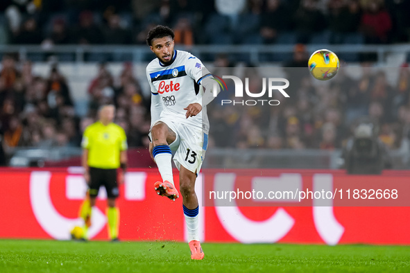 Ederson of Atalanta BC during the Serie A Enilive match between AS Roma and Atalanta BC at Stadio Olimpico on December 02, 2024 in Rome, Ita...