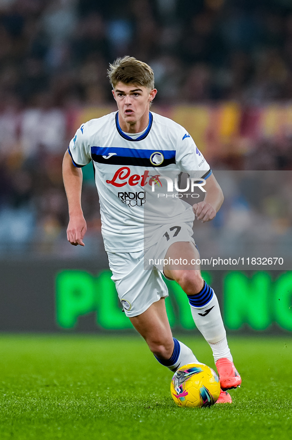 Charles De Ketelaere of Atalanta BC during the Serie A Enilive match between AS Roma and Atalanta BC at Stadio Olimpico on December 02, 2024...