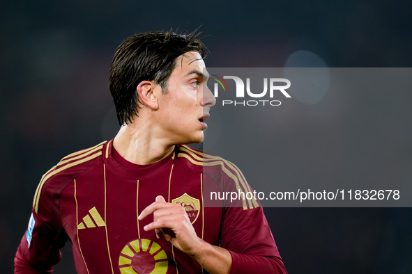 Paulo Dybala of AS Roma during the Serie A Enilive match between AS Roma and Atalanta BC at Stadio Olimpico on December 02, 2024 in Rome, It...