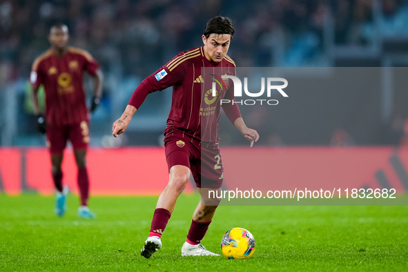 Paulo Dybala of AS Roma during the Serie A Enilive match between AS Roma and Atalanta BC at Stadio Olimpico on December 02, 2024 in Rome, It...