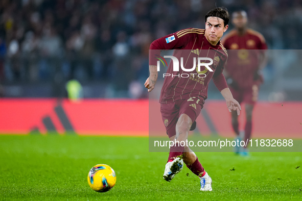 Paulo Dybala of AS Roma during the Serie A Enilive match between AS Roma and Atalanta BC at Stadio Olimpico on December 02, 2024 in Rome, It...