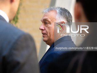 Hungary's Prime Minister Viktor Orban arrives for a meeting with Pope Francis at The Vatican, on December 4, 2024. (