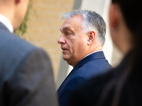 Hungary's Prime Minister Viktor Orban arrives for a meeting with Pope Francis at The Vatican, on December 4, 2024. (