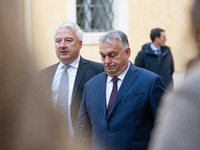 Hungary's Prime Minister Viktor Orban arrives for a meeting with Pope Francis at The Vatican, on December 4, 2024. (