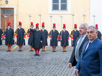 Hungary's Prime Minister Viktor Orban arrives for a meeting with Pope Francis at The Vatican, on December 4, 2024. (