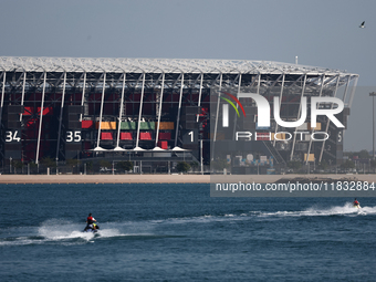 A view of the Stadium 974 in Doha, Qatar on December 3, 2024. (