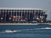 A view of the Stadium 974 in Doha, Qatar on December 3, 2024. (