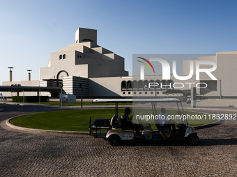 A view of the Museum of Islamic Art in Doha, Qatar on December 3, 2024. (