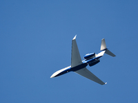 A private jet is seen in Doha, Qatar on December 3, 2024. (