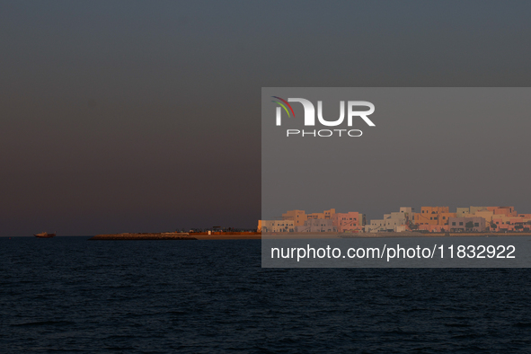 A view of the Mina Hotel and Residences By The Torch in Doha, Qatar on December 3, 2024. 