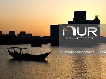 A view of the Museum of Islamic Art in Doha, Qatar on December 3, 2024. (