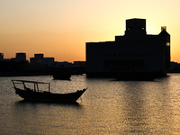 A view of the Museum of Islamic Art in Doha, Qatar on December 3, 2024. (