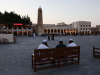 A view of the Souq Waqif in Doha, Qatar on December 3, 2024. (