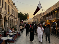 A view of the Souq Waqif in Doha, Qatar on December 3, 2024. (