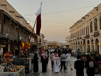 A view of the Souq Waqif in Doha, Qatar on December 3, 2024. (