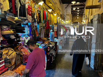 A view of the Souq Waqif in Doha, Qatar on December 3, 2024. (