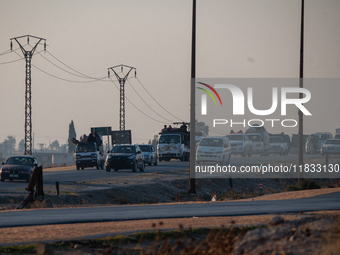 Under An Agreement With The Opposition, The Syrian Democratic Forces (SDF) Withdrew From The Neighborhoods Of Tal Rifaat And Several Nearby...