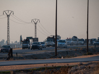 Under An Agreement With The Opposition, The Syrian Democratic Forces (SDF) Withdrew From The Neighborhoods Of Tal Rifaat And Several Nearby...