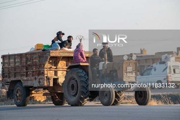 Under An Agreement With The Opposition, The Syrian Democratic Forces (SDF) Withdrew From The Neighborhoods Of Tal Rifaat And Several Nearby...