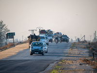 Under An Agreement With The Opposition, The Syrian Democratic Forces (SDF) Withdrew From The Neighborhoods Of Tal Rifaat And Several Nearby...