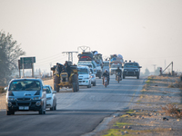 Under An Agreement With The Opposition, The Syrian Democratic Forces (SDF) Withdrew From The Neighborhoods Of Tal Rifaat And Several Nearby...