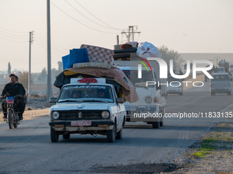 Under An Agreement With The Opposition, The Syrian Democratic Forces (SDF) Withdrew From The Neighborhoods Of Tal Rifaat And Several Nearby...