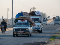 Under An Agreement With The Opposition, The Syrian Democratic Forces (SDF) Withdrew From The Neighborhoods Of Tal Rifaat And Several Nearby...