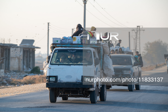 Under An Agreement With The Opposition, The Syrian Democratic Forces (SDF) Withdrew From The Neighborhoods Of Tal Rifaat And Several Nearby...