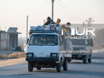 Under An Agreement With The Opposition, The Syrian Democratic Forces (SDF) Withdrew From The Neighborhoods Of Tal Rifaat And Several Nearby...