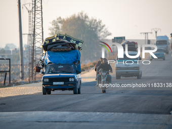 Under An Agreement With The Opposition, The Syrian Democratic Forces (SDF) Withdrew From The Neighborhoods Of Tal Rifaat And Several Nearby...