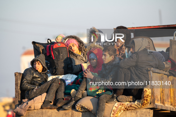 Under An Agreement With The Opposition, The Syrian Democratic Forces (SDF) Withdrew From The Neighborhoods Of Tal Rifaat And Several Nearby...