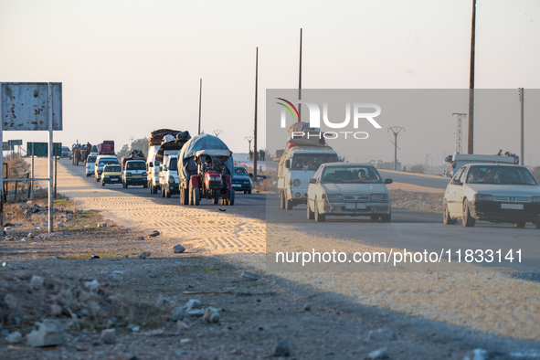 Under An Agreement With The Opposition, The Syrian Democratic Forces (SDF) Withdrew From The Neighborhoods Of Tal Rifaat And Several Nearby...