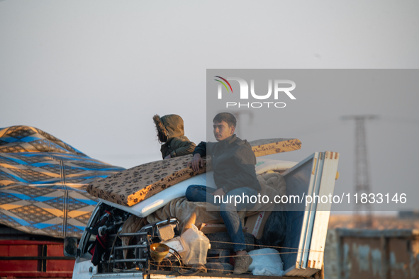 Under An Agreement With The Opposition, The Syrian Democratic Forces (SDF) Withdrew From The Neighborhoods Of Tal Rifaat And Several Nearby...